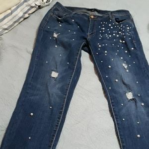 Denim 24/7 Jeans with Pearl embellishment